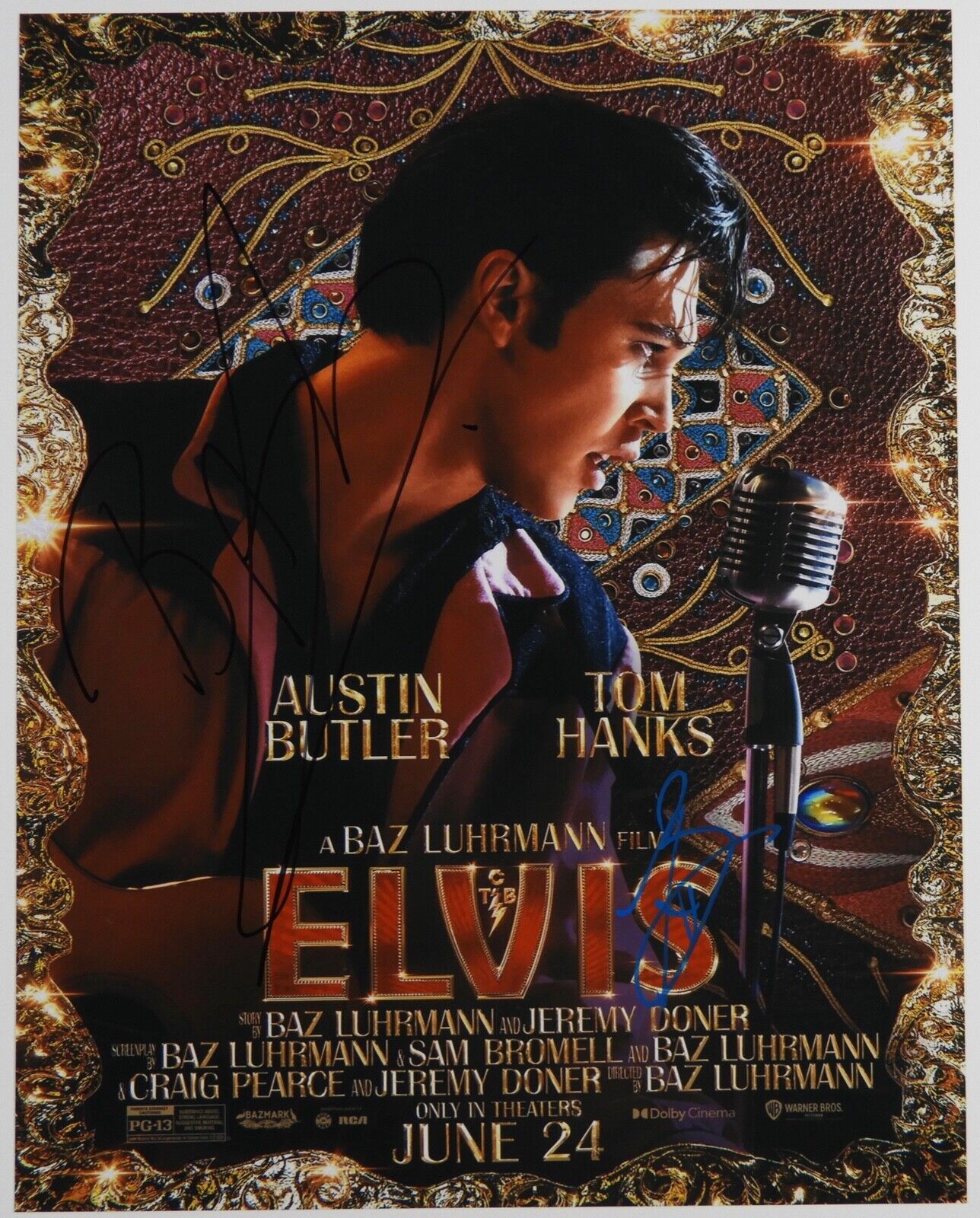 Austin Butler JSA Signed Autograph Photo 11 x 14 Elvis Movie 2022 But Luhrmann
