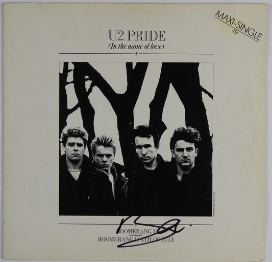 U2 Bono JSA Signed Autograph Record Vinyl Album Pride In The Name of Love