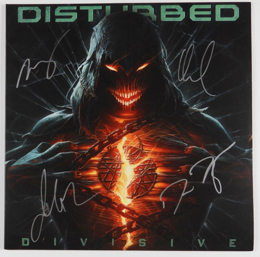 Disturbed Fully JSA Signed Autograph Vinyl Album Record Ten Thousand Fists