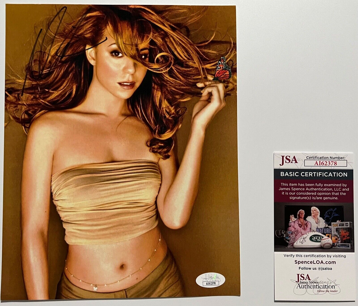 Mariah Carey Signed JSA Autograph 8 x 10 photo