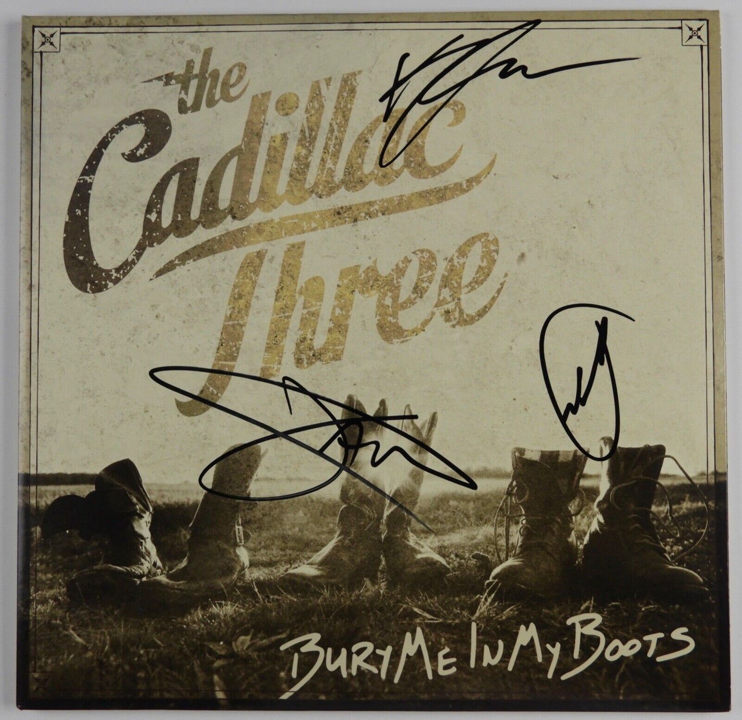 The Cadillac Three JSA Signed Autograph Album Vinyl Record Fully Signed