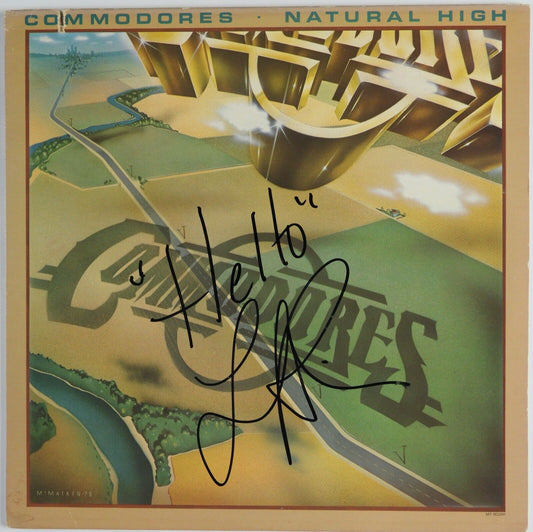 Lionel Richie Commodores JSA Signed Autograph Album Record Vinyl Natural High