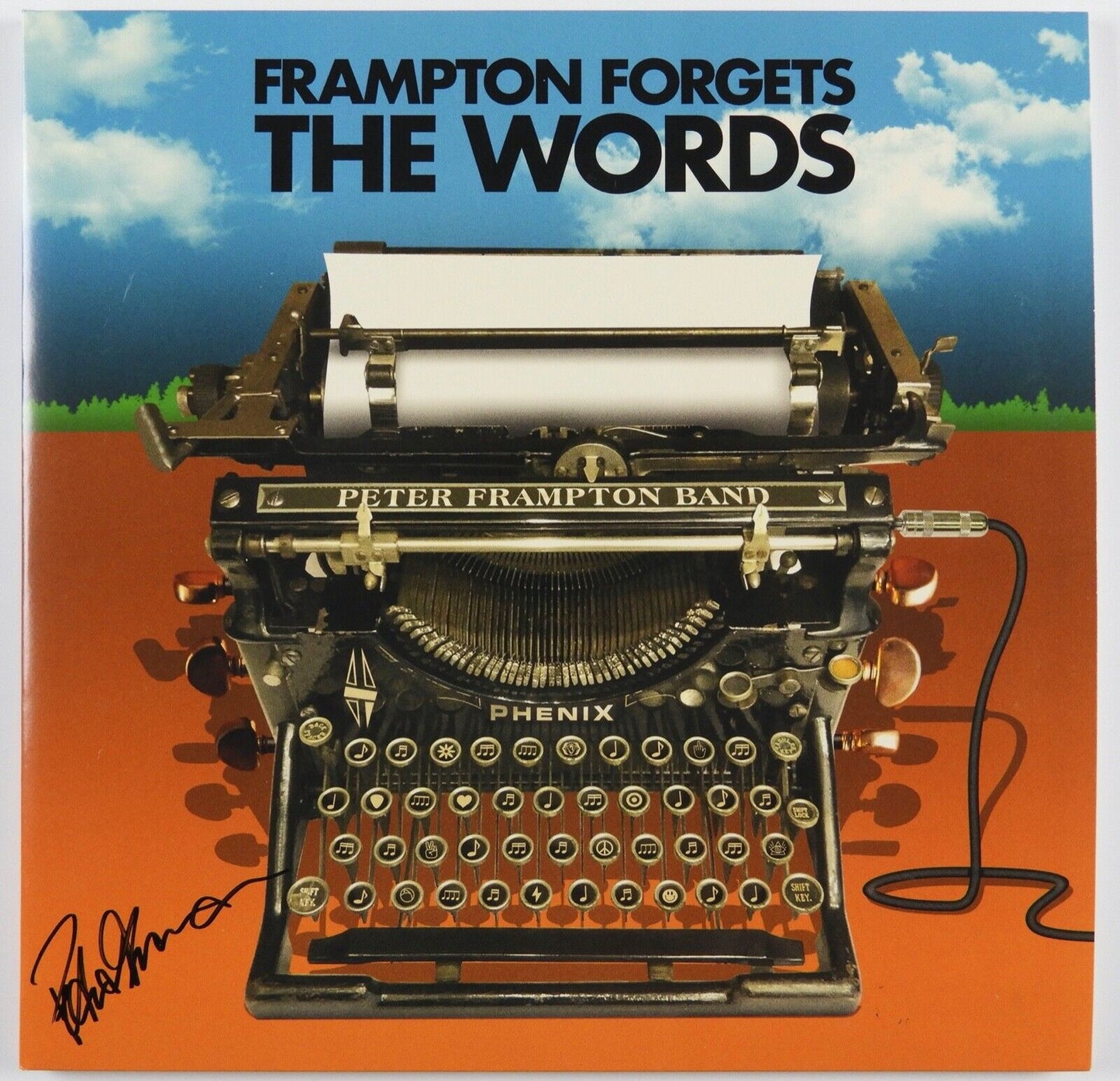 Peter Frampton JSA Signed Autograph Album Record LP The Words