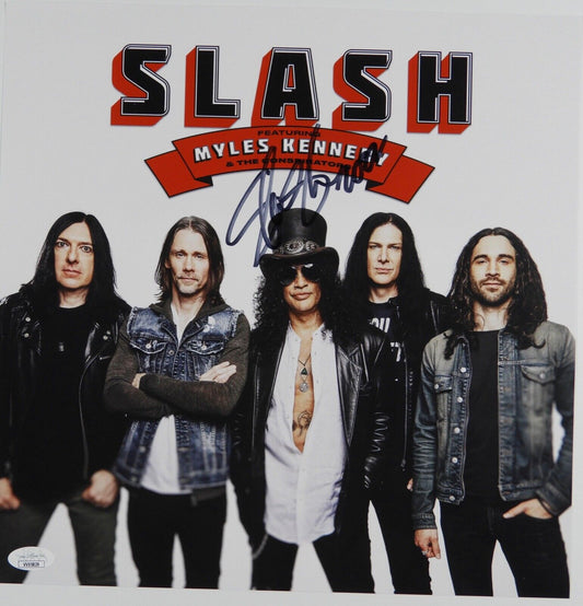 Slash JSA Signed Autograph Album Record Lithograph Guns N' Roses