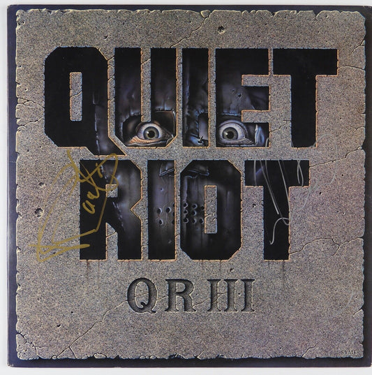 Quiet Riot Signed Autograph JSA Record Album Vinyl QR III Kevin DuBrow