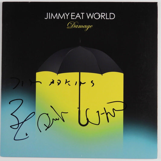 Jimmy Eat World Fully Signed JSA Autograph Album Record Vinyl Damage