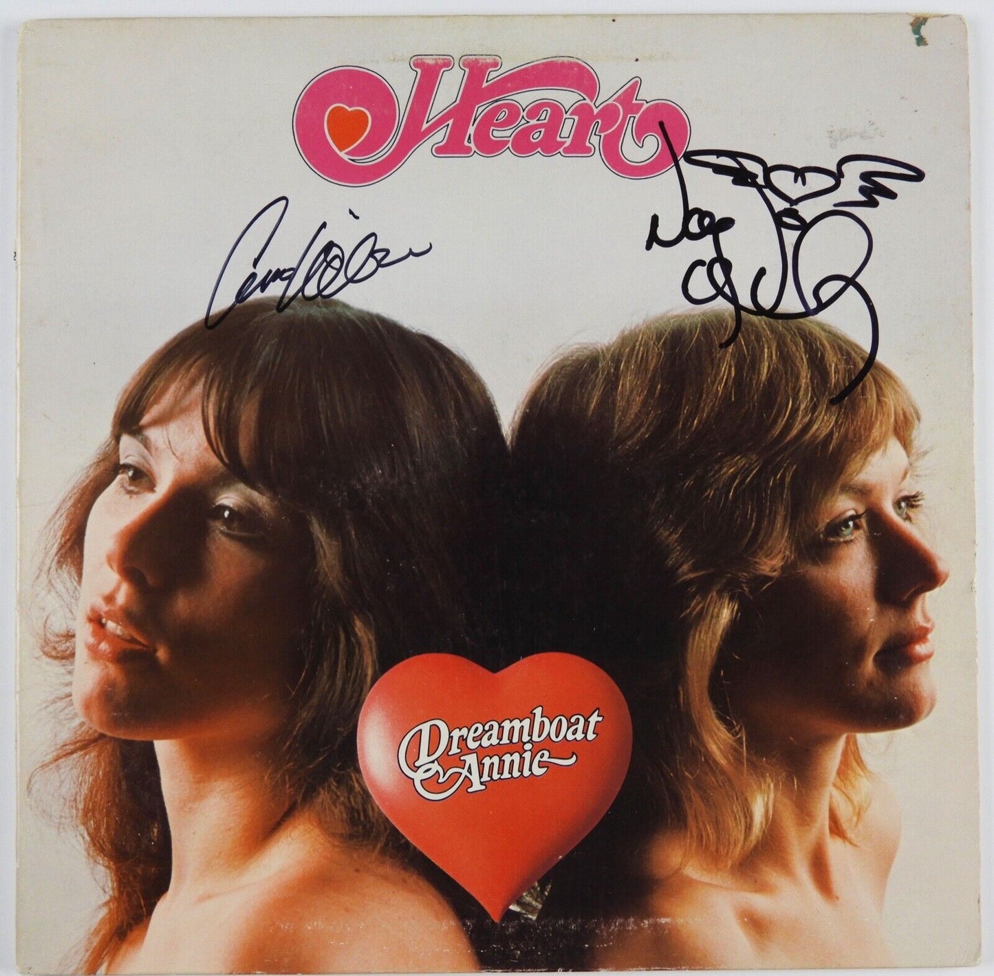 Heart Ann & Nancy Wilson Dreamboat Annie JSA  Signed Autograph Record Album