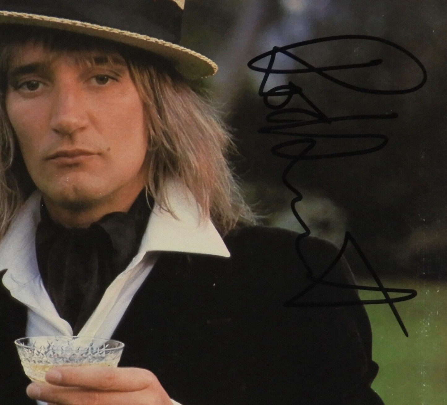 Rod Stewart JSA Signed Autograph Album Record Vinyl A Night On The Town