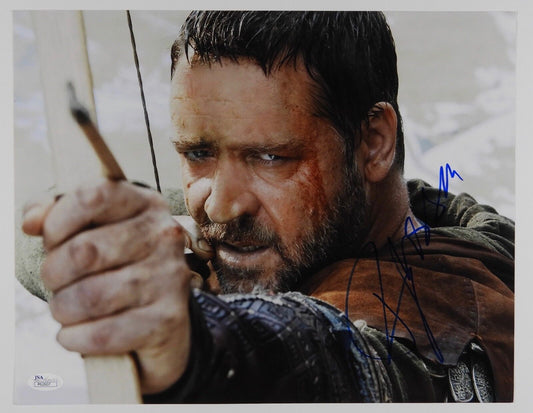 Russell Crowe Autograph JSA 11 x14 Signed Photo Gladiator Robin Hood