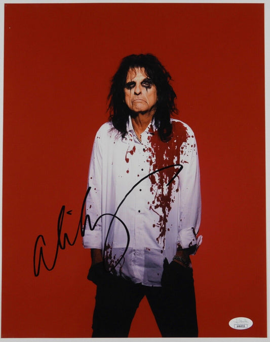 Alice Cooper JSA Signed Autograph Photo 11 x 14