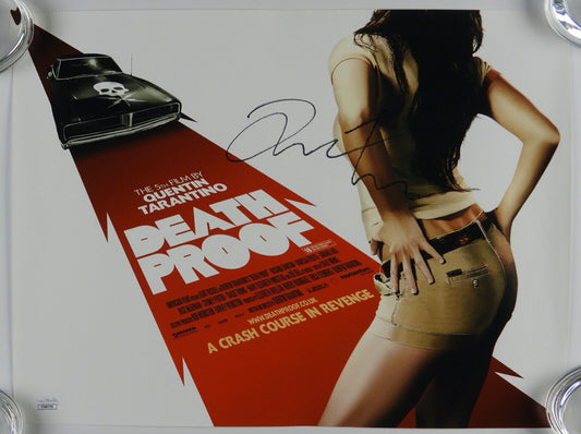 Quentin Tarantino JSA Signed Autograph Death Proof Promo Poster 12 x 16
