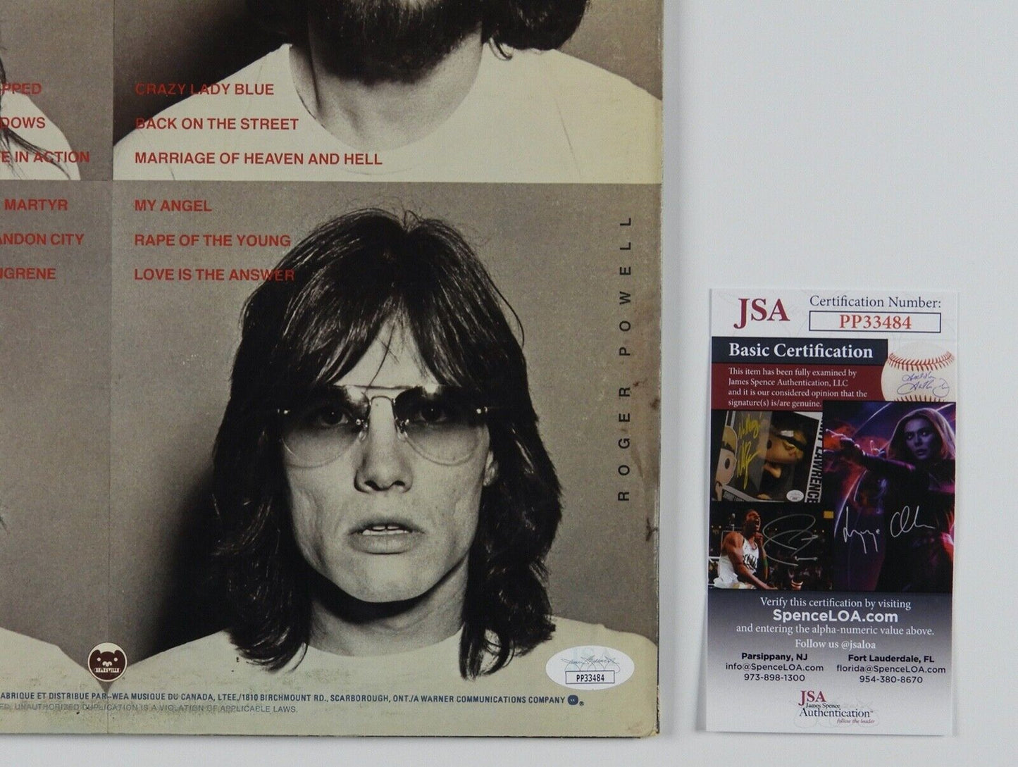 Utopia JSA Signed Autograph Album Vinyl Record Todd Rundgren Kasim Sulton +