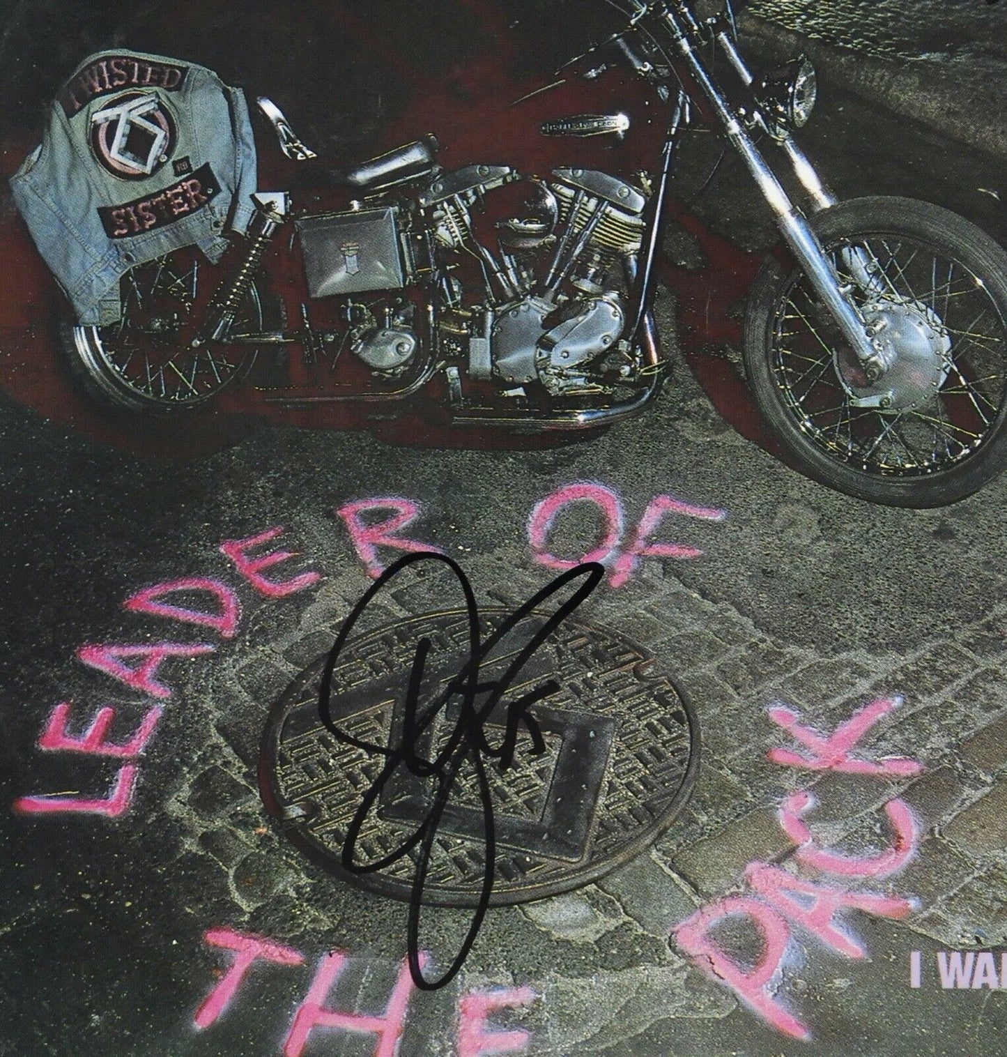 Twisted Sister Dee Snider JSA Signed Autograph Album Record Leader Of The Pack