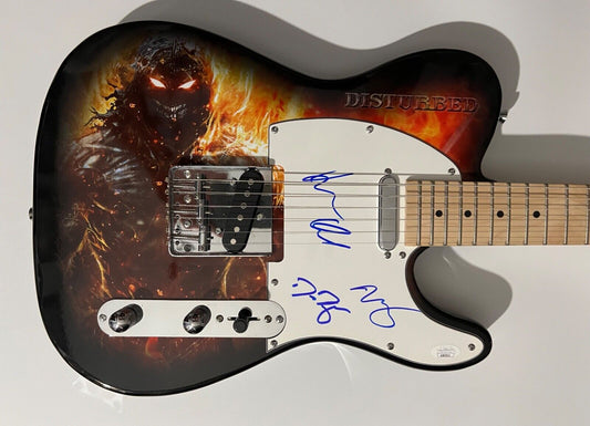 Disturbed JSA Autograph Fully Signed Telecaster Guitar Dan Donegan +