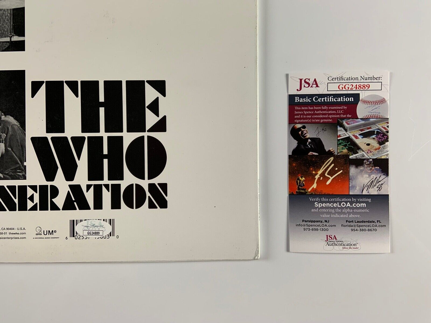 Roger Daltrey The Who Signed JSA Autograph Signed Album My Generations