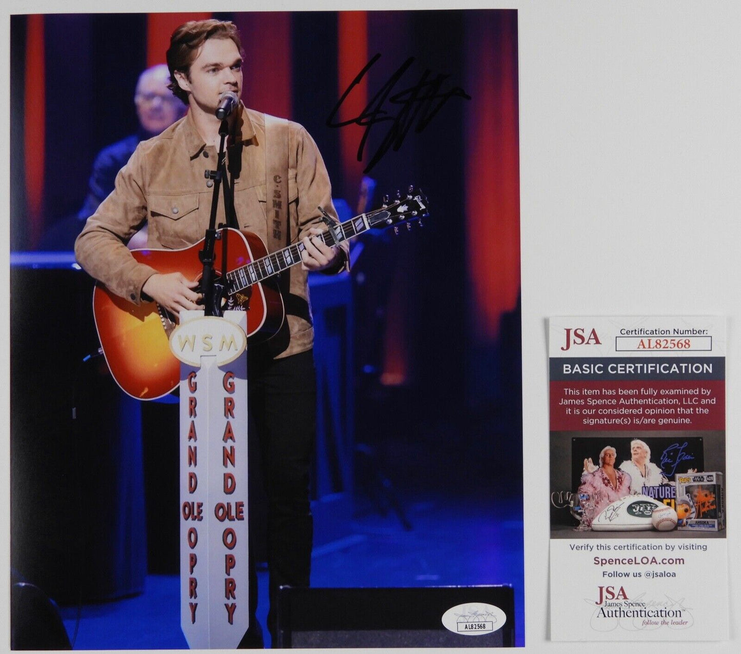 Connor Smith JSA Signed Autograph 8 x 10 Photo Country Music Star