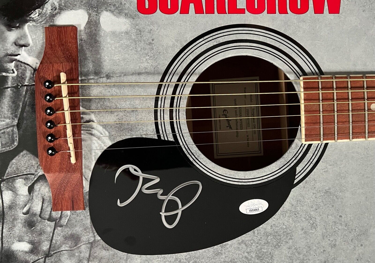 John Cougar Mellencamp JSA Autograph Signed Acoustic Guitar