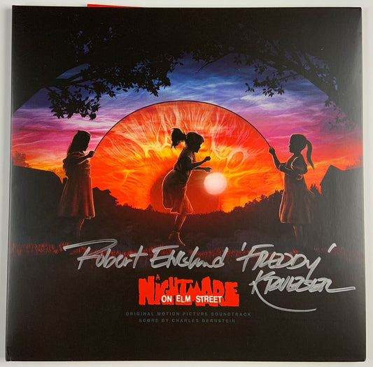 Freddy Krueger Robert Englund Signed Autograph Soundtrack Album Vinyl Nightmare