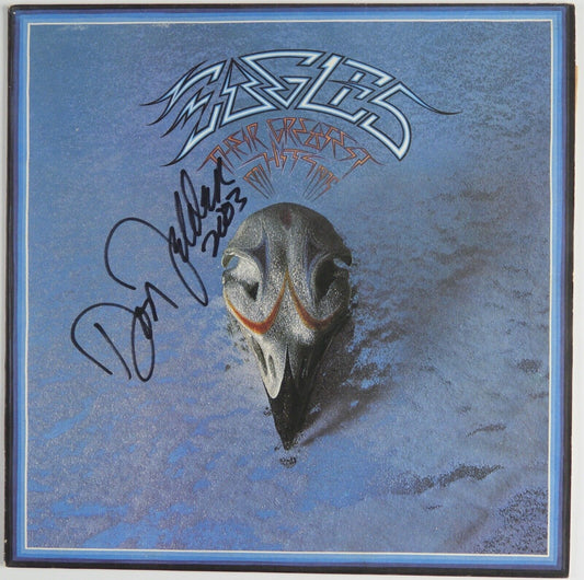 Don Felder Eagles JSA Signed Autograph Album Vinyl Record Their Greatest Hits