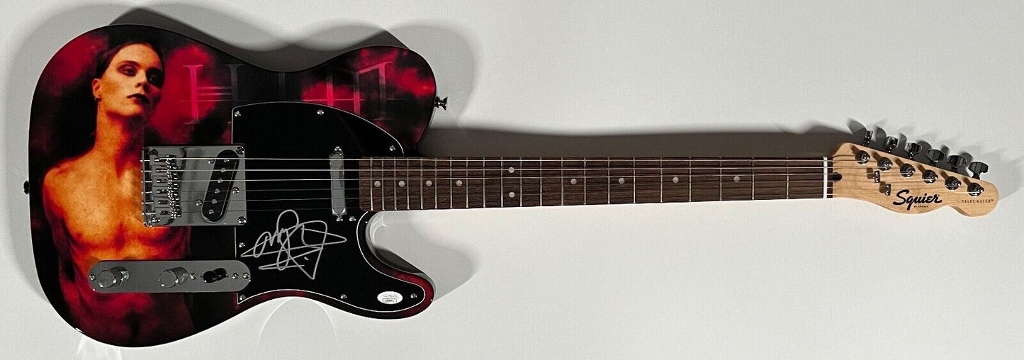 Ville Valo HIM JSA Signed Guitar Autograph Fender Squier Telecaster