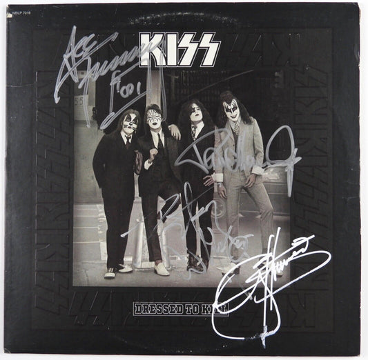 KISS JSA Paul Stanley Gene Fully Signed Autograph Record Album Dressed To Kill