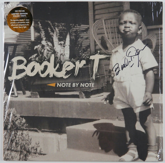Booker T JSA Signed Autograph Album Record LP Note By Note