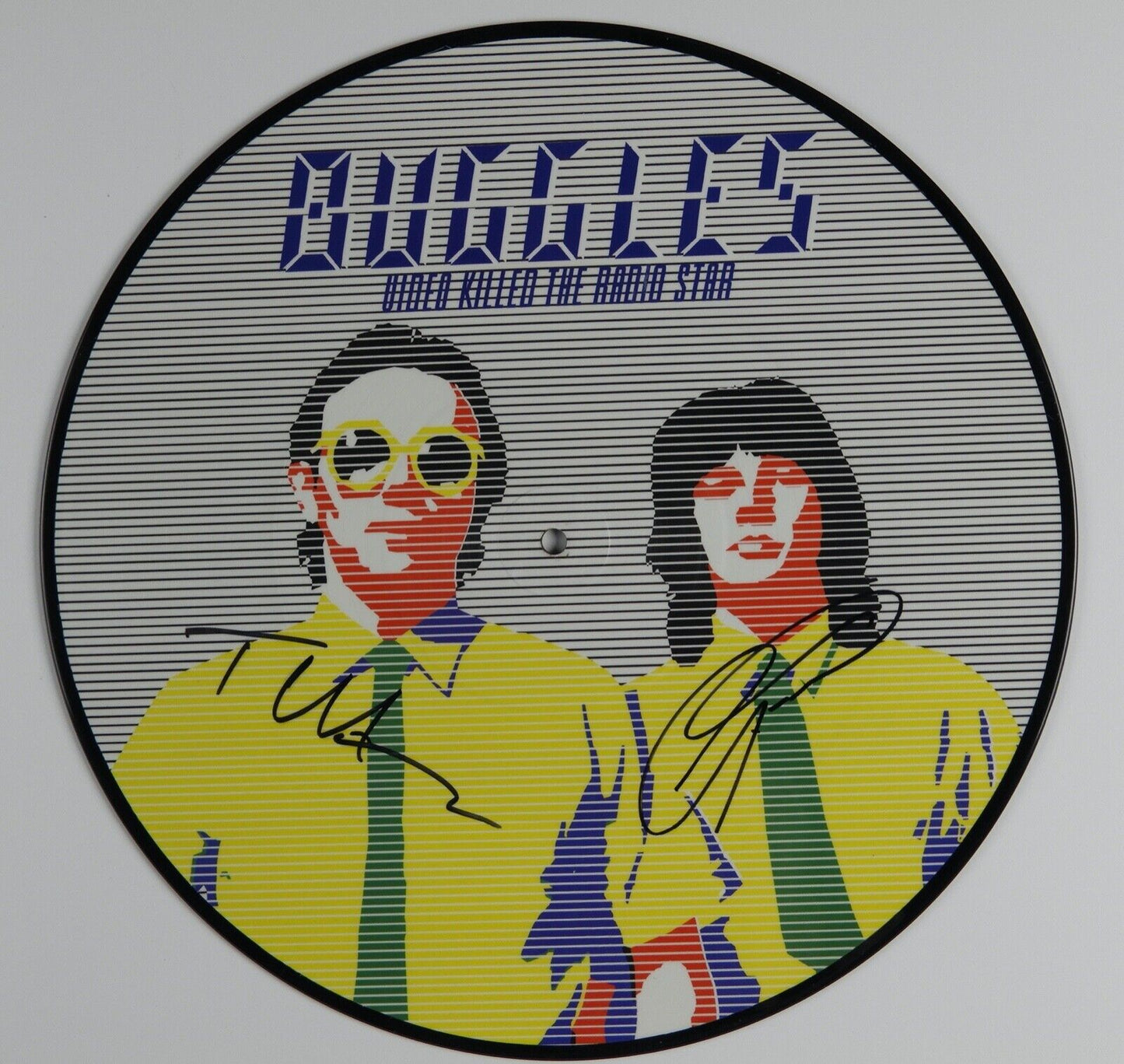 Buggles JSA Signed Autograph Album Record Vinyl The Age of Plastic Picture Disc