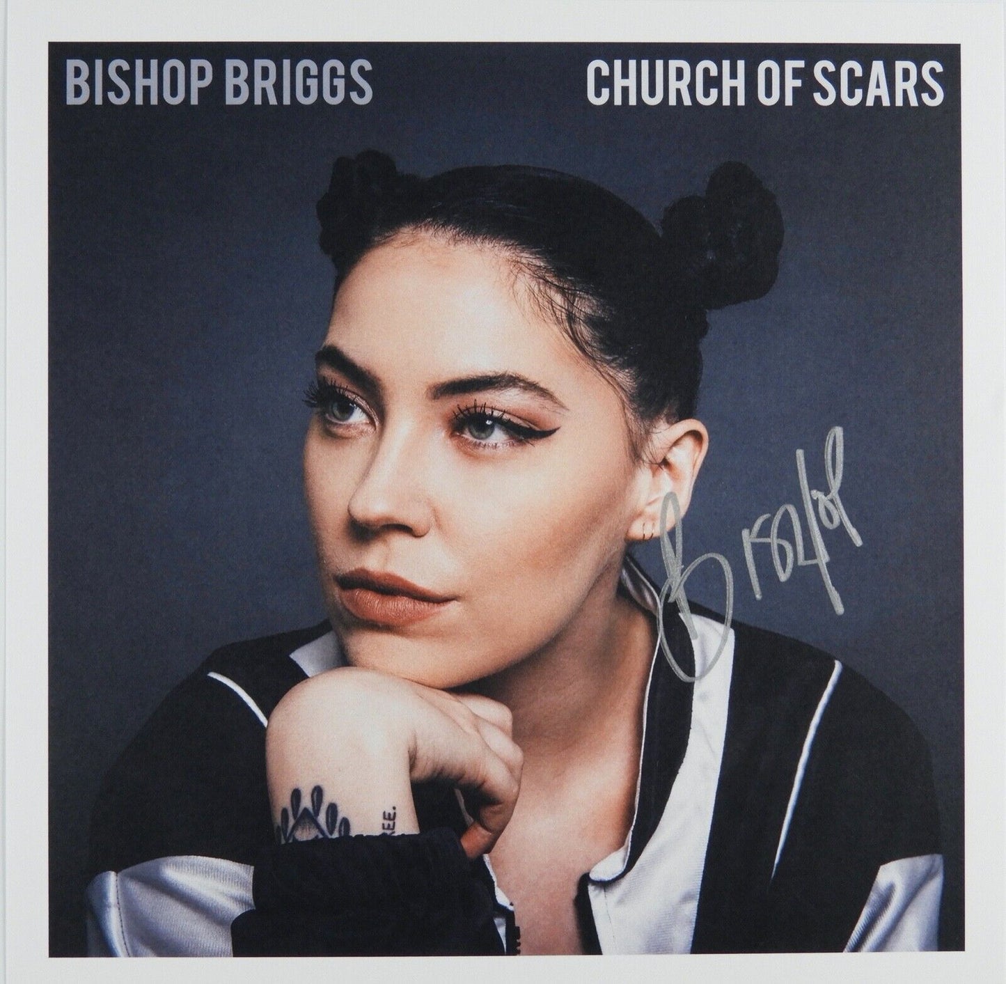 Bishop Briggs  JSA Signed Autograph 12" x 12" Lithograph Album Flat