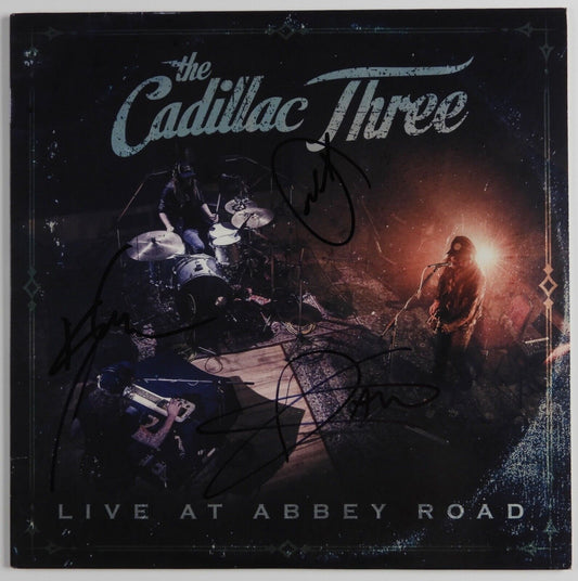 The Cadillac Three JSA Autograph Signed Record Album Vinyl Live At Abbey Road