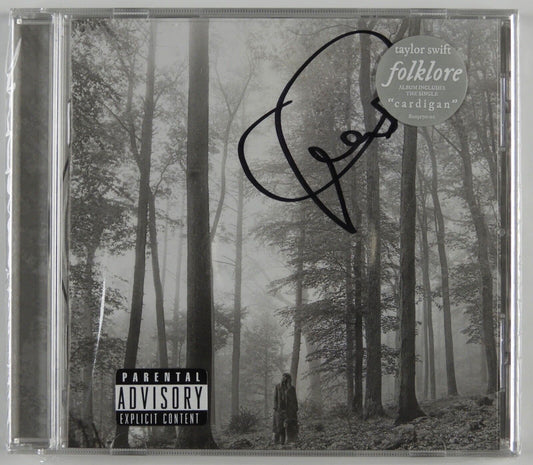 Taylor Swift Signed Autograph Folklore CD Booklet Still Sealed