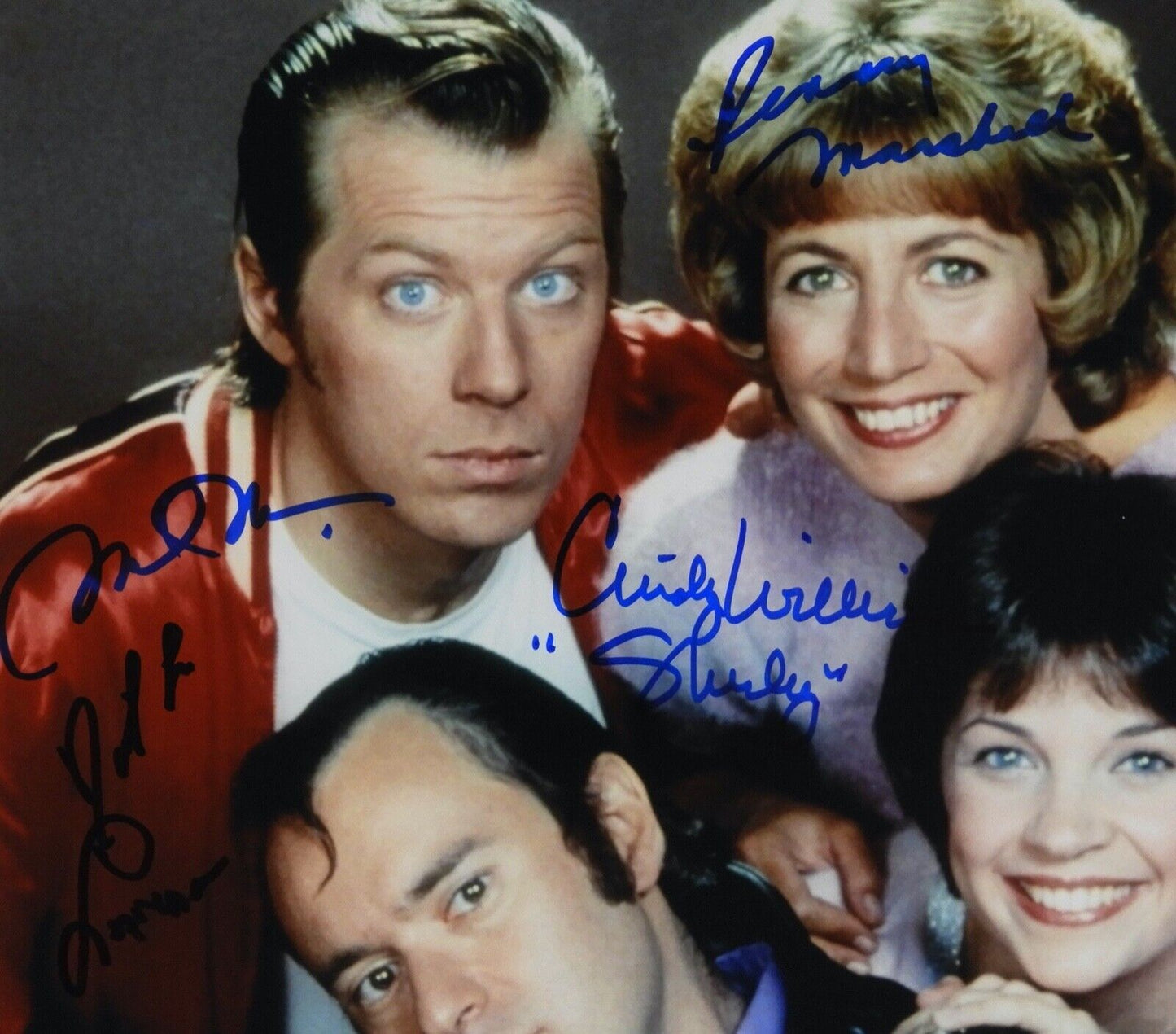 Laverne And Shirley Cast JSA Autograph Signed Photo 8 x 10 Penny Marshall +