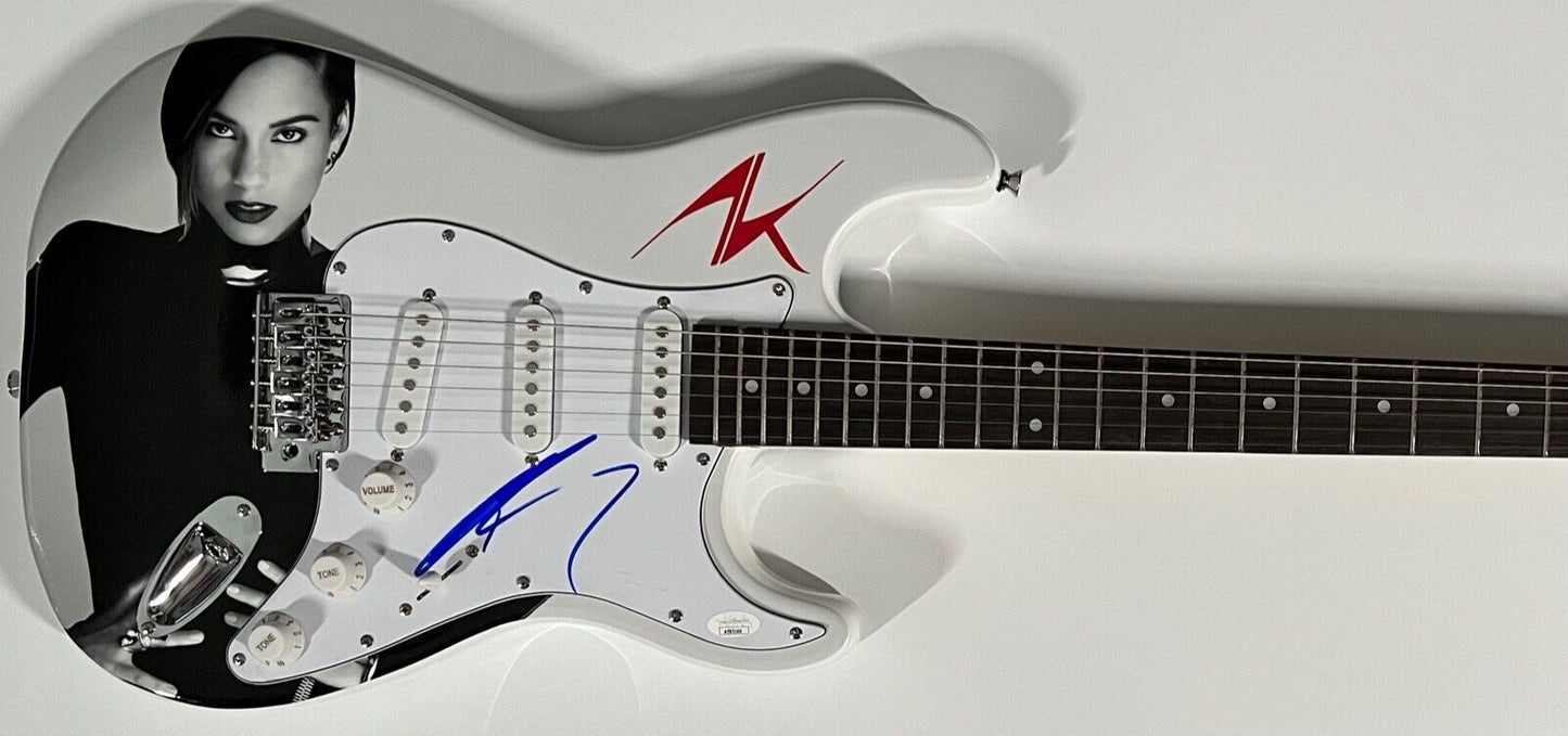 Alicia Keys JSA Guitar  Autograph Signed Guitar Stratocaster