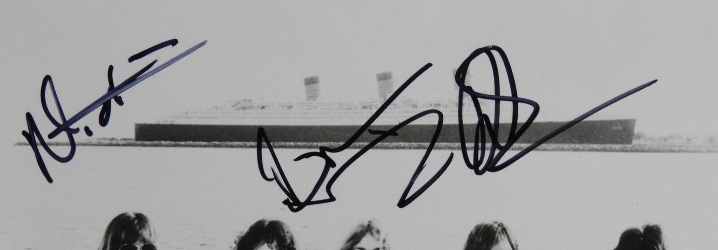 Iron Maiden Signed Autograph 8 x 10 Photo REAL JSA Steve, Bruce, +