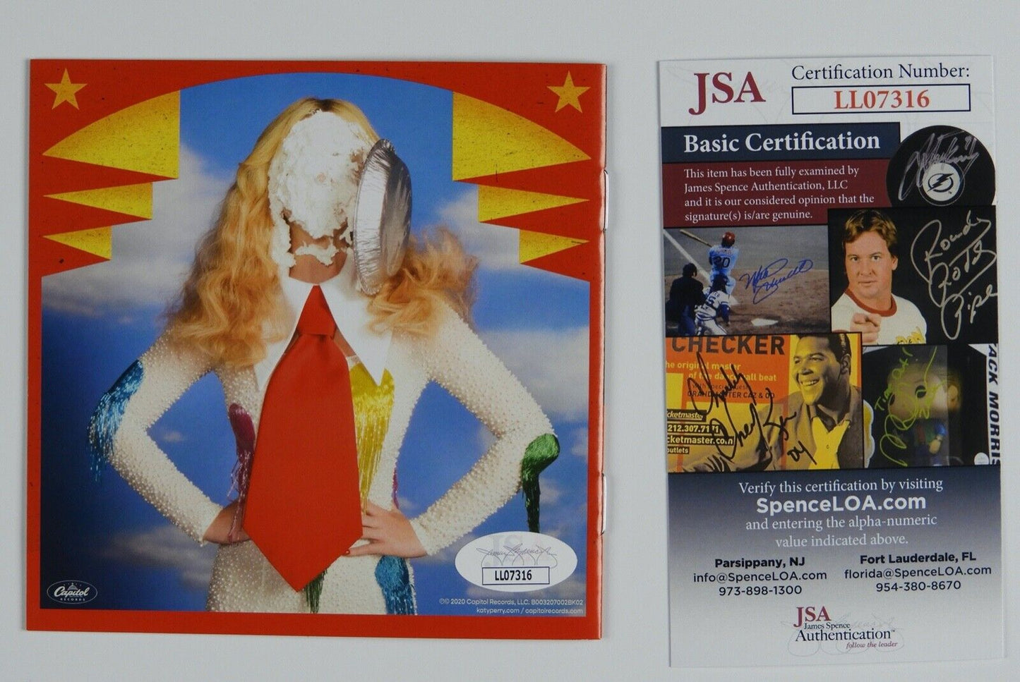 Katy Perry JSA Signed Autograph CD Booklet Smile Includes CD