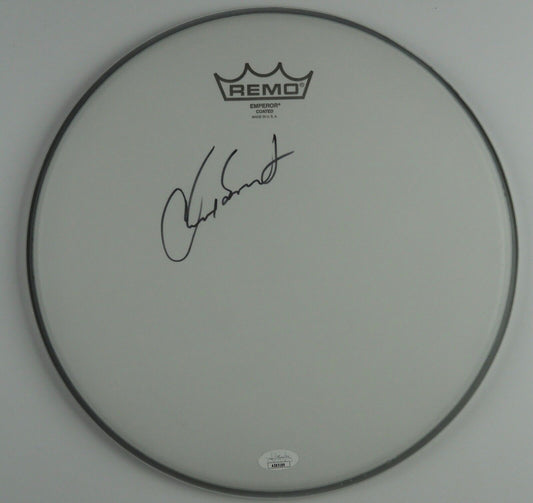 Chad Smith Red Hot Chili Peppers JSA Autograph Signed Drum Head 12"