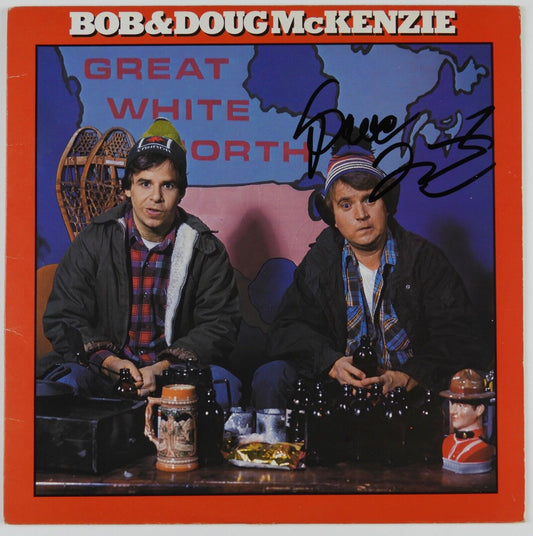 Dave Thomas JSA Signed Autograph Album Record Bob & Doug McKenzie