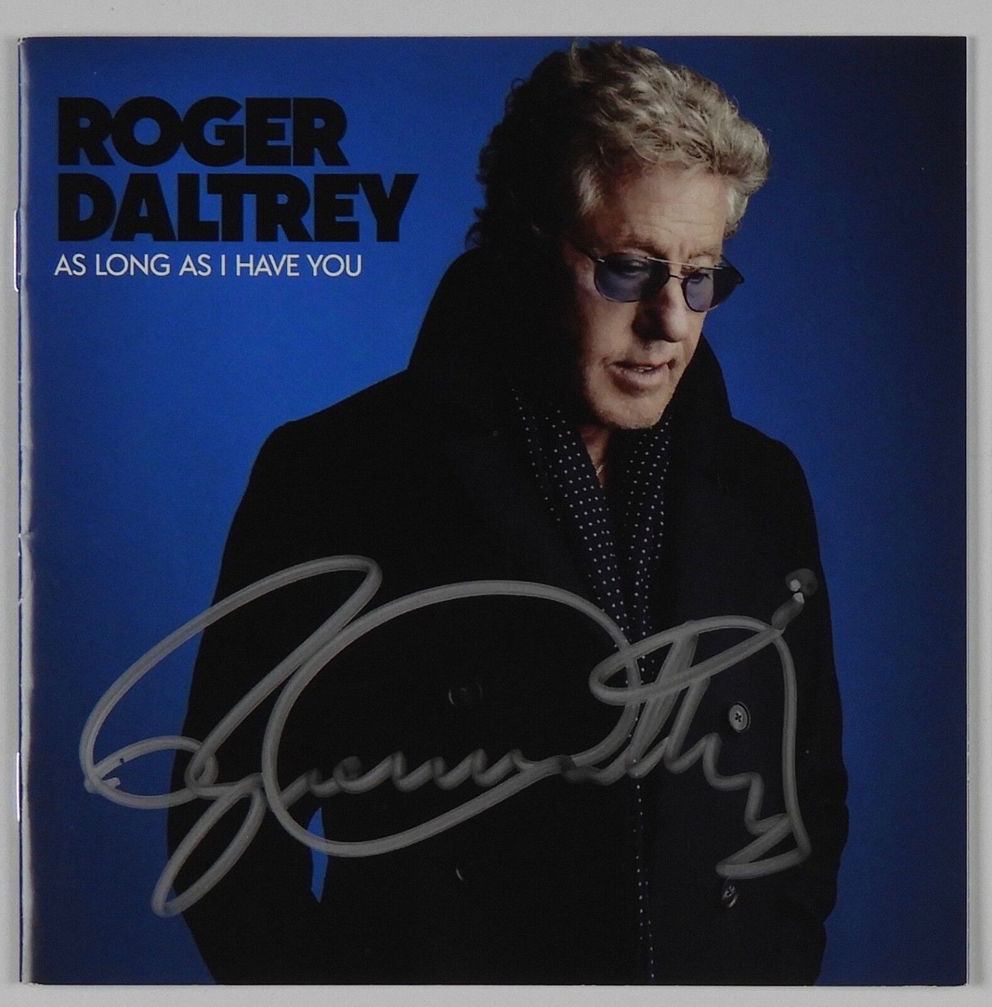 Roger Daltrey The Who signed autograph Beckett CD Booklet As Long As I Have