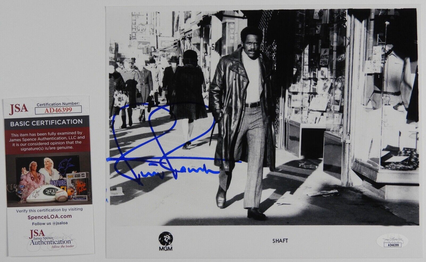 Richard Roundtree JSA Signed Autograph Photo 8 x 10 Shaft