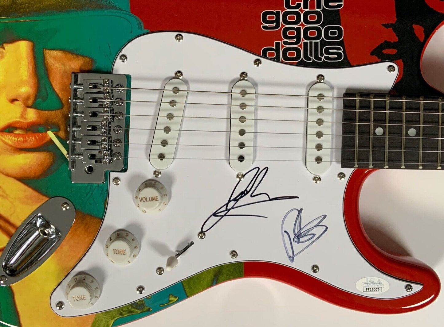 The Goo Goo Dolls JSA Autograph Signed Guitar Stratocaster John Rzeznik Robby