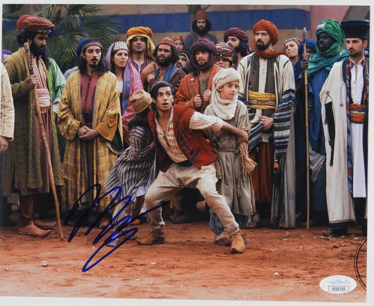 Mena Massoud Aladdin Autograph Signed 8 x 10 JSA COA