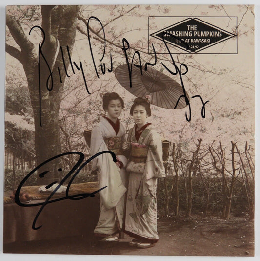 The Smashing Pumpkins Signed JSA Autograph Album Record Vinyl Live At Kawasaki