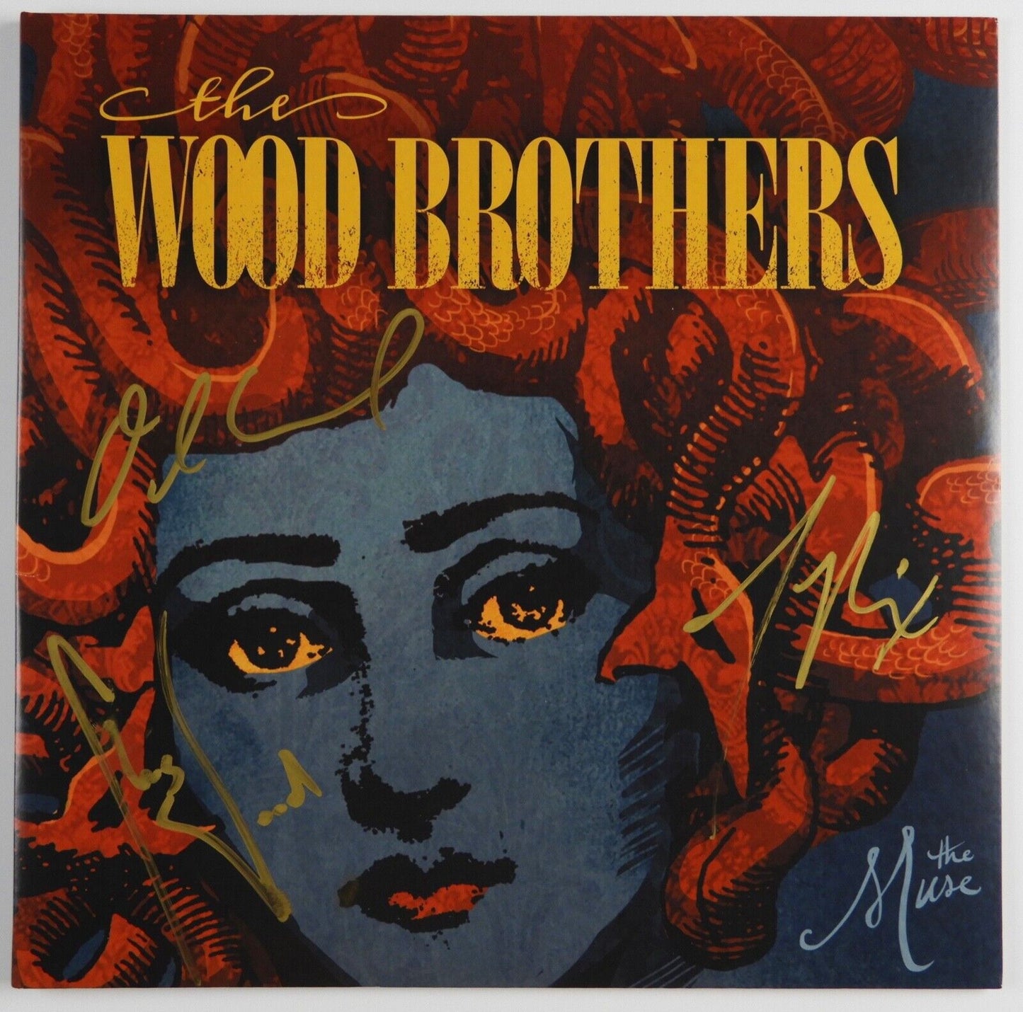 The Wood Brothers JSA Autograph Signed Record Album The Muse
