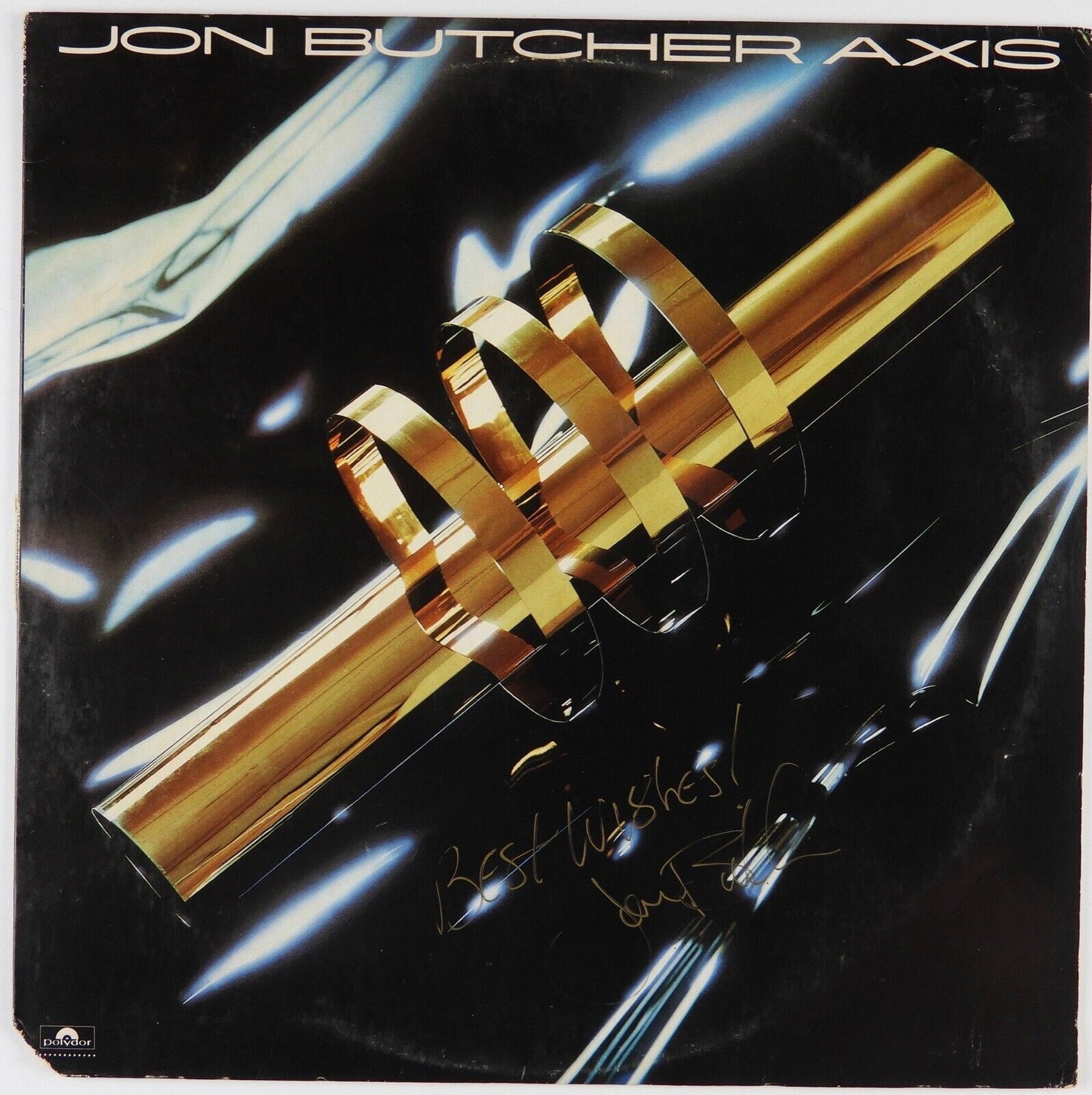 Jon Butcher Signed Autograph JSA Record Album Vinyl LP Axis
