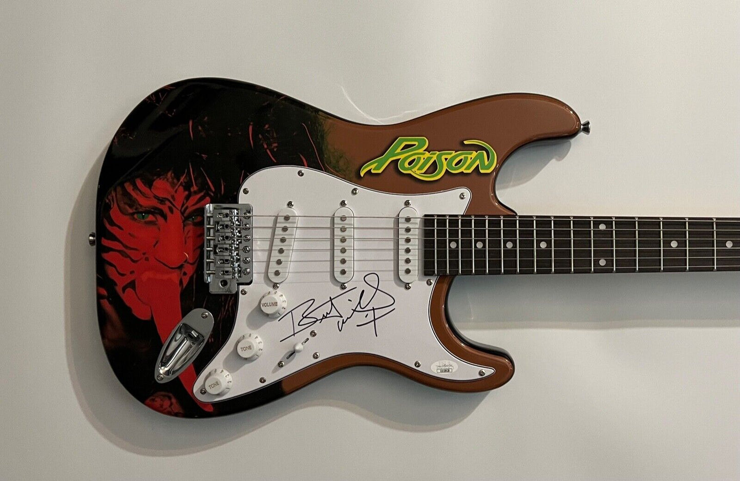 Bret Michaels Poison JSA Signed Autograph Electric Stratocaster Guitar