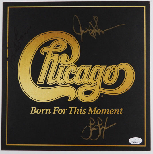 Chicago JSA Autograph Signed Lithograph Born For This Moment 11 x 11