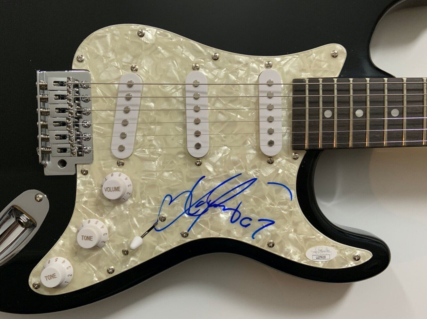 Johnny Lang JSA Autograph Signed Guitar Stratocaster