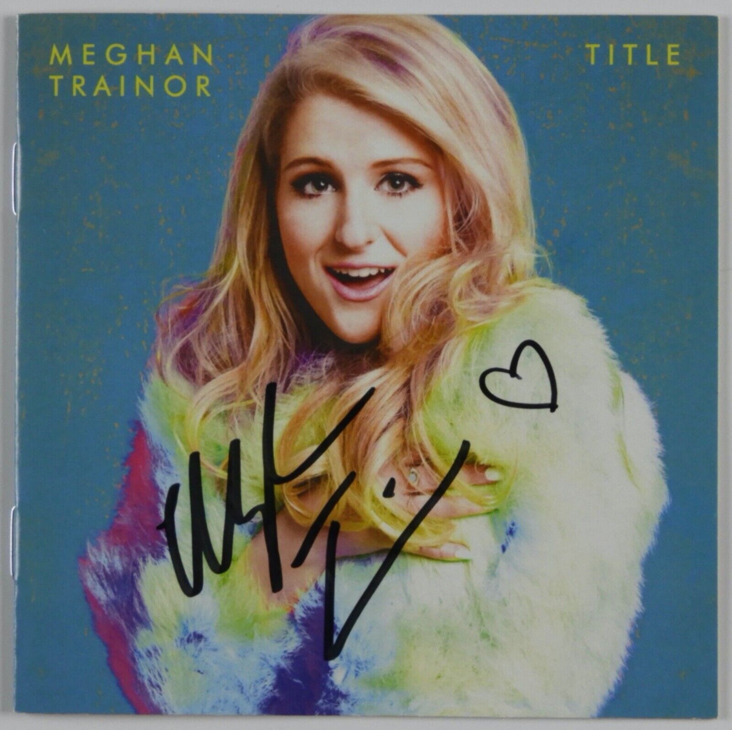 Meghan Trainor JSA Signed Autograph CD Title