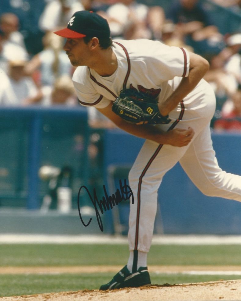 John Smoltz JSA Signed Photograph Autographed 8 x 10 Atlanta Braves
