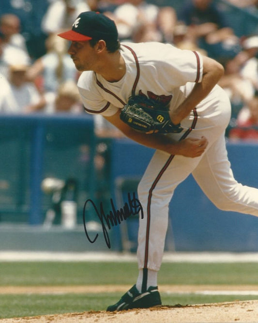 John Smoltz JSA Signed Photograph Autographed 8 x 10 Atlanta Braves
