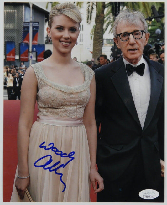 Woody Allen JSA Signed Autograph Photo 8 x 10